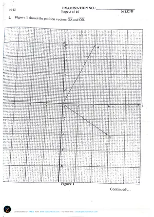 2011 MANEB MSCE Additional Mathematics Paper II - Preview