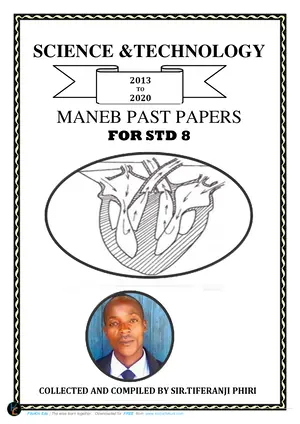 2013-2020 Science MANEB Papers by Tiferanji Phiri - Preview