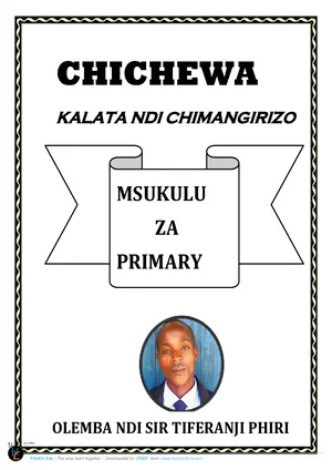 Chichewa Kalata Ndi Chimangirizo msukulu za primary by Tiferanji Phiri - Preview