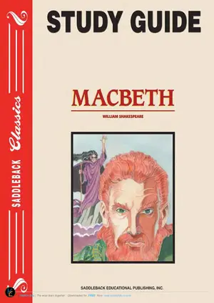 MSCE Macbeth Study Guide - Preview