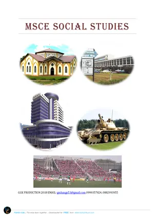 MSCE Social Studies (Form 3&4) by GGK Mhango - Preview