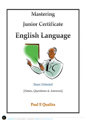 Mastering JCE English Language by Paul Qualira - Preview
