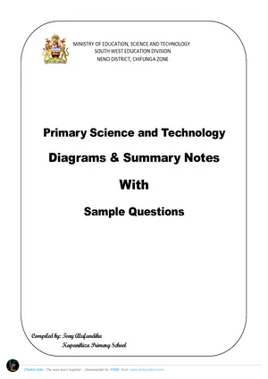 Primary Science & Tech Diagrams & Summary Notes with Sample Questions by Alufandika - Preview