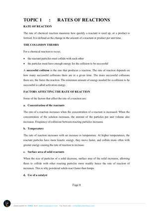 Secondary School Chemistry Book 4 Notes - Preview