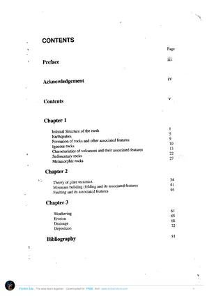 Senior Geography Questions and Model Answers - Preview